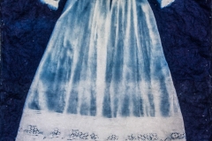 "White on Indigo"