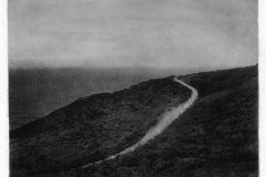 "Marin Headlands Trail 02," 2016. Bromoil