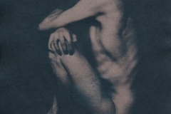 "Shape External - Mind", 2020. Toned Cyanotype.