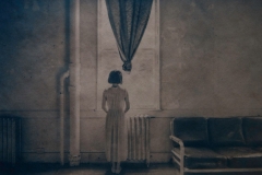 "Gaze #1", 2019. Toned Cyanotype.