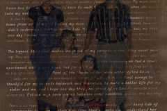"Sueño Americano" from Children of Immigrants, 2020. VanDyke with DASS transfer on Stonehenge.
