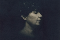 "Eileen", 2019. Yerba mate-toned Cyanotype on recycled Canson Rag.