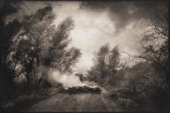 "Chance Chronicles: Like the Moon, Burning," 2018. Platinum Palladium