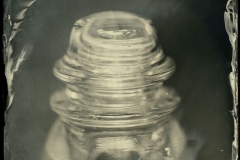 "Pin Insulator," 2018. Wet Plate Collodion Tintype