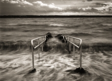 Handrail into Surf - Helsingborg, Sweden Handrail into Surf - Helsingborg, Sweden