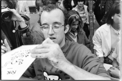 Keith Haring. Photo © Stuart Schwartz
