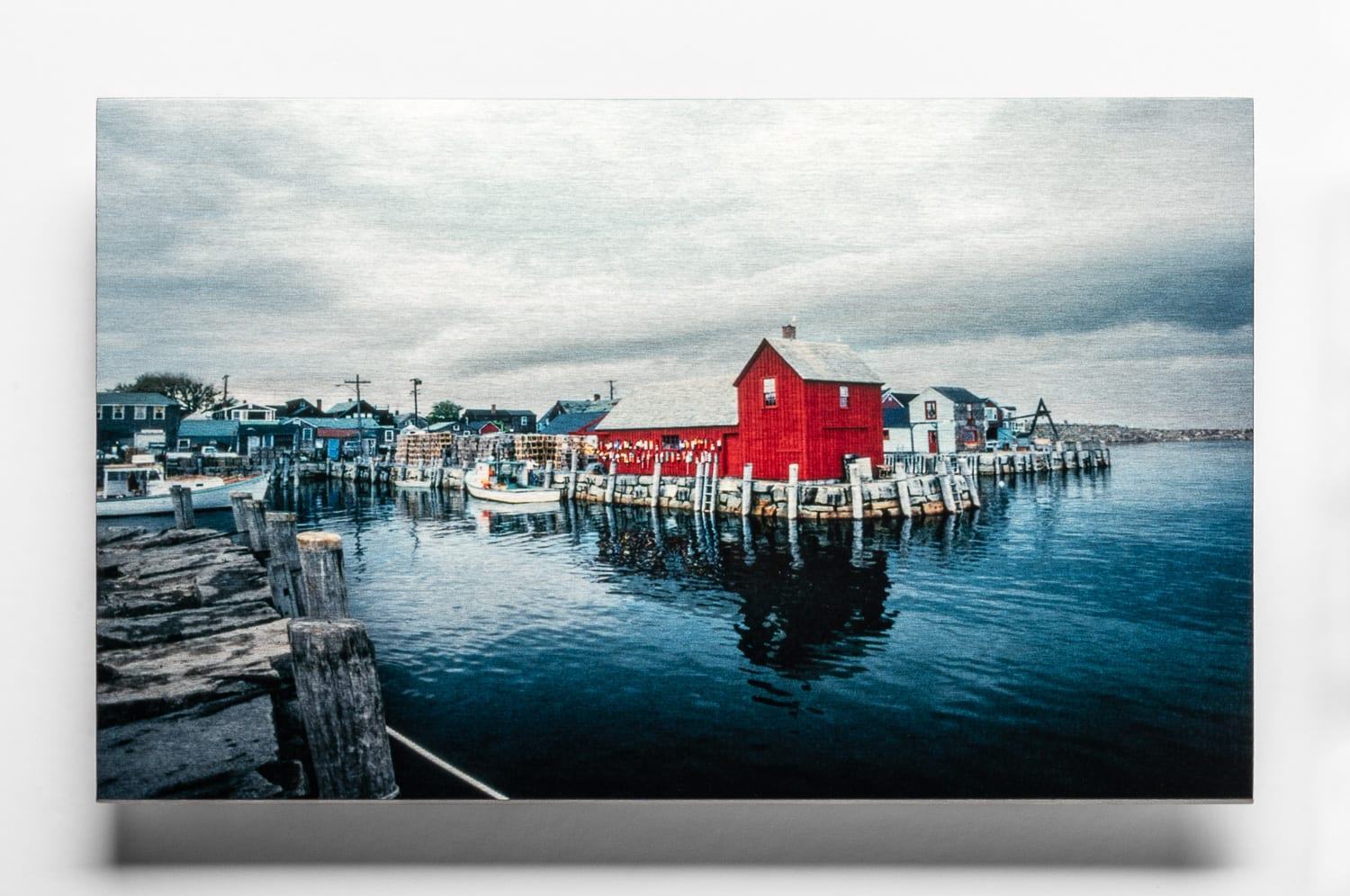 Black and White, Clear Gloss, Chromaluxe Metal Prints