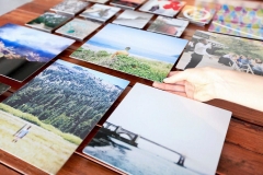 Black and White, Clear Gloss, Chromaluxe Metal Prints