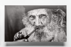 Black and White, Clear Gloss, Chromaluxe Metal Prints