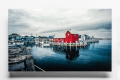 Black and White, Clear Gloss, Chromaluxe Metal Prints