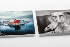 Black and White, Clear Gloss, Chromaluxe Metal Prints