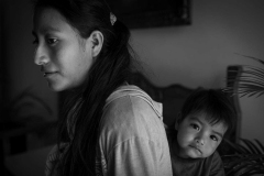 Maria Ester y su bebé, Casa Hogar Benito Juárez, Oaxaca, México, 2019
