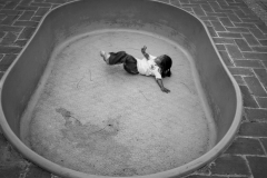 Piscina vacía, Oaxaca, México, 2014