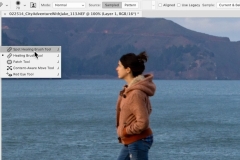 Spot Healing Brush Tool in Adobe Photoshop