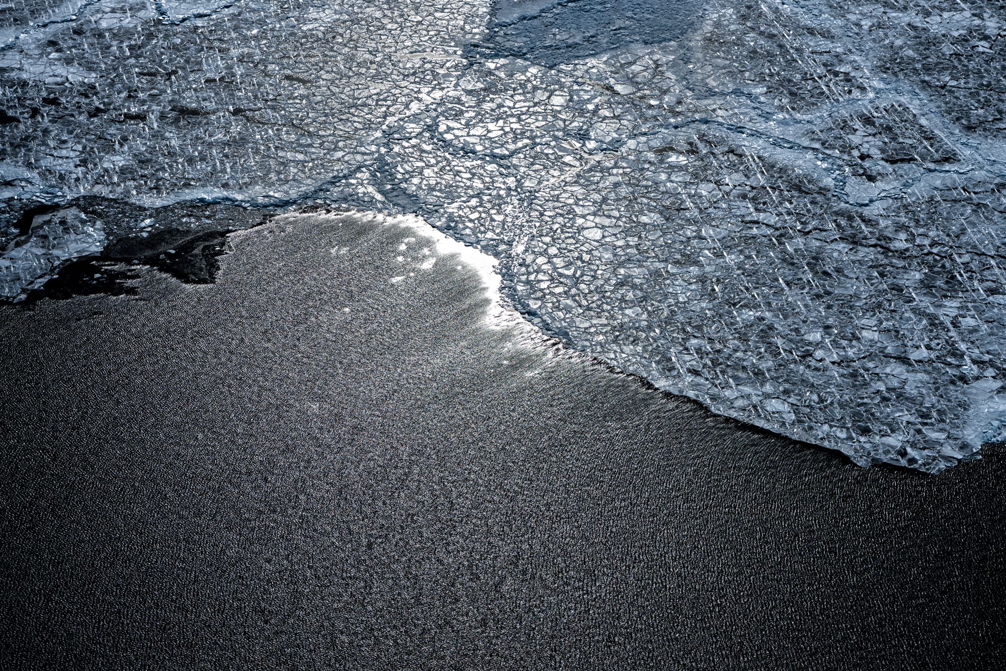 Scott Orazem abstract photography ice flows Lake Ontario