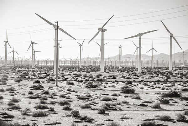 Wind generators. Photo © Ted Orland.