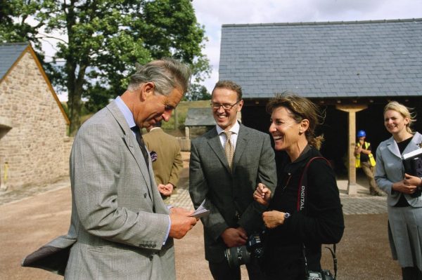 Catherine Karnow and Prince Charles
