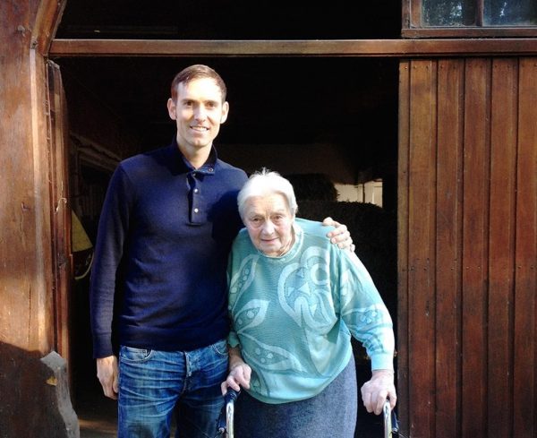 Omi and I, Hendrik Paul with Grandmother Martha