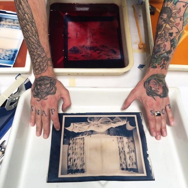 Cyanotype workshop with Daniel Coburn at The Image Flow