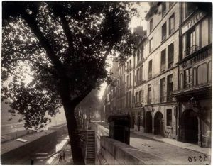 Eugène Atget, Quai d'Anjou, 6h du matin, 1924